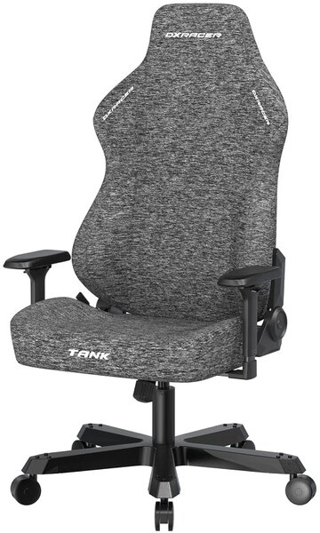Herní židle DXRacer TANK šedá, látková