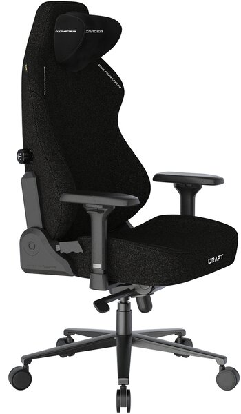 Herní židle DXRacer CRAFT černá, látková