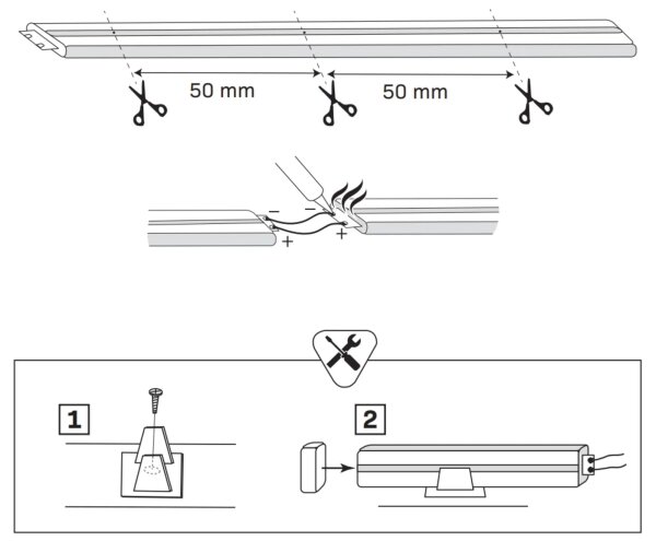 LED Pásek NEON 5m LED/30W/24V zelená IP65