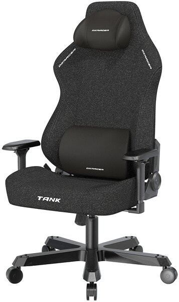 Herní židle DXRacer TANK černá, látková
