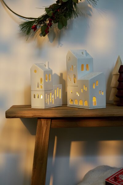 Porcelánový svícen House of Arches – set 2 ks