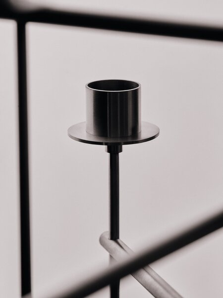 Svícen Elysia Brushed Stainless Steel
