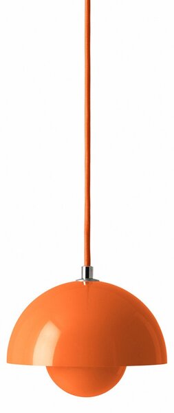 Závěsná svítidlo &Tradition, Flowerpot VP10, stmívatelné, Oranžová, Obývací pokoj, Kov, Design