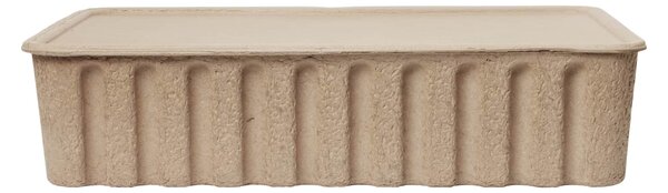 Úložný box s víkem Paper Pulp Extra Large Brown