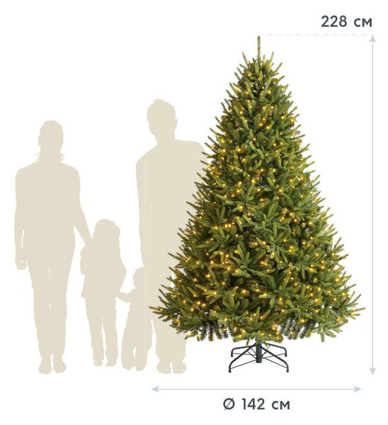 VÁNOČNÍ STROMEČEK 142/228 cm - Vánoční stromky & stojánky, Online Only