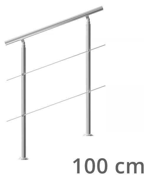 Deuba Schodišťové zábradlí 2 vzpěry - 100 cm