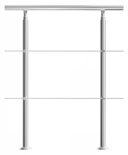 Deuba Schodišťové zábradlí 2 vzpěry - 100 cm