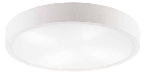 Stropní svítidlo NATURAL 4xE27/60W/230V pr. 57,5 cm bílá/borovice