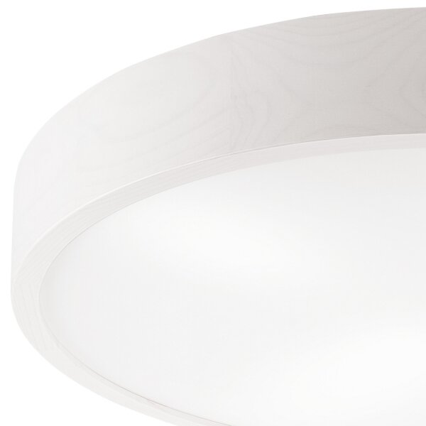 Stropní svítidlo NATURAL 4xE27/60W/230V pr. 57,5 cm bílá/borovice