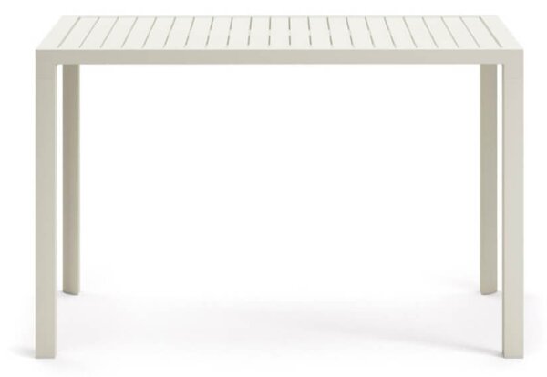 Zahradní barový stolek ilupa 150 x 77 cm bílý