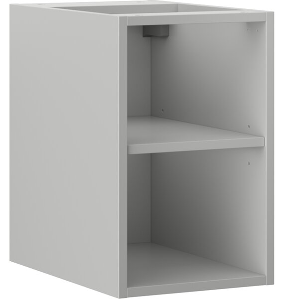 Mexen Box-A, otevřená skříňka s policí 30 cm, šedá matná, 91AX2-0300-470-0-62