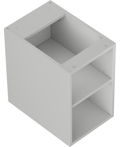 Mexen Box-A, otevřená skříňka s policí 30 cm, šedá matná, 91AX2-0300-470-0-62