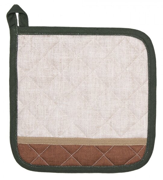 Bavlněná chňapka / podložka pod hrnec s podzimním motivem přírody a houbiček Little Fall Jewels – 20x20 cm