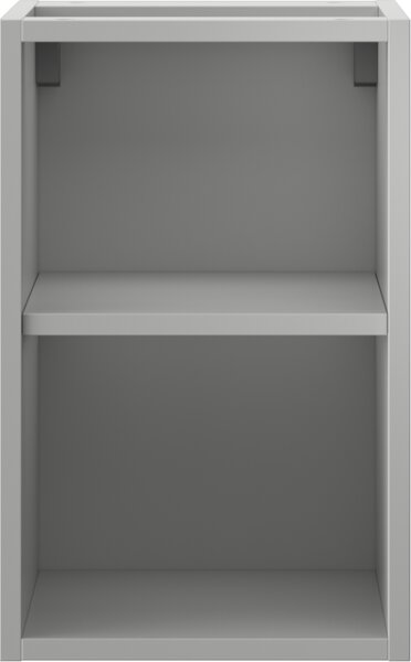 Mexen Box-A, otevřená skříňka s policí 30 cm, šedá matná, 91AX2-0300-470-0-62