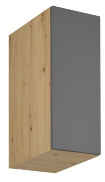 Závěsná kuchyňská skříňka LANGEN G30G Dub artisan/šedá