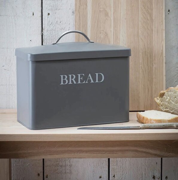 Garden Trading Kovový chlebník Bread Bin - Charcoal GAT133