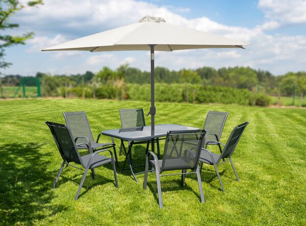 Linder Exclusiv Naklápěcí slunečník 300 cm Béžový
