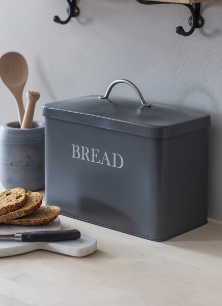 Garden Trading Kovový chlebník Bread Bin - Charcoal GAT133