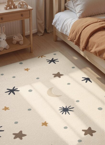 Koberec Hanse Home ADVENTURES MOONY krémovy
