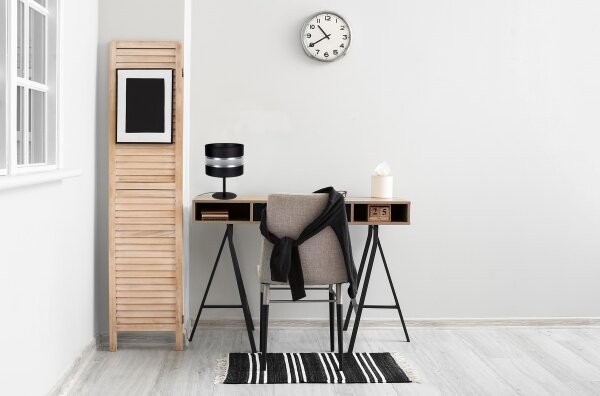 Stolní lampa CORAL 1xE27/60W/230V černá