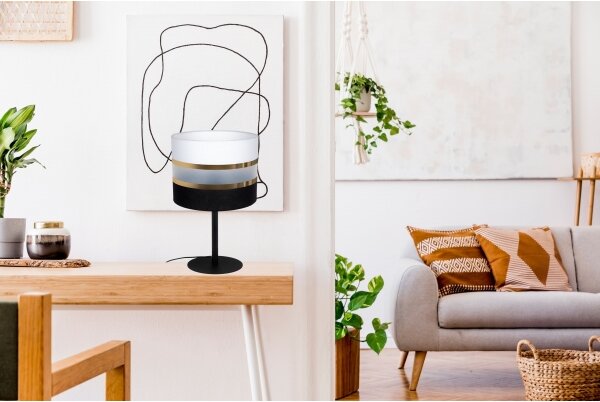 Stolní lampa CORAL 1xE27/60W/230V černá