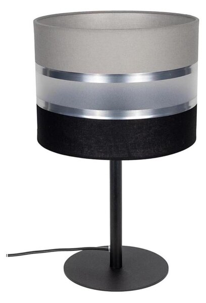 Stolní lampa CORAL 1xE27/60W/230V černá/šedá