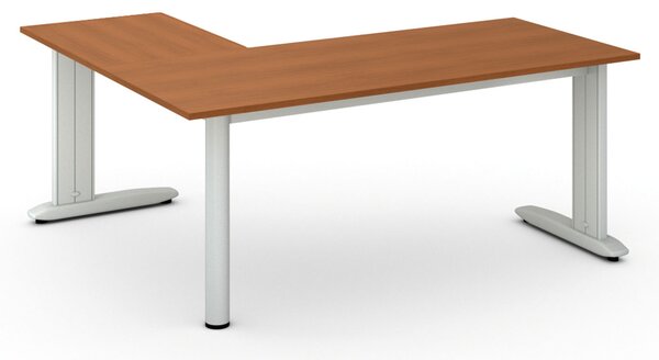 Rohový kancelářský stůl PRIMO FLEXIBLE, 180x160 cm, třešeň