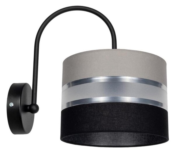 Nástěnné svítidlo CORAL 1xE27/60W/230V černá/šedá
