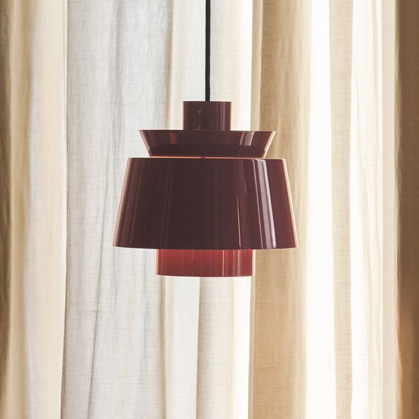 Závěsná svítidlo &Tradition, Utzon JU1, stmívatelné, Červená, Obývací pokoj, Kov, Design