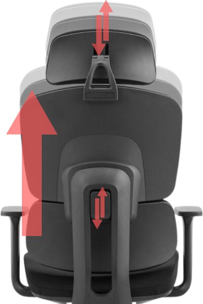 Mercury Ergonomická kancelářská židle DAKOTA BLACK, černá