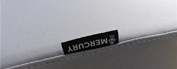 Mercury Ergonomická kancelářská židle DAKOTA GREY, šedé plasty