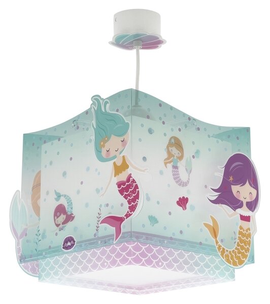 Dalber 63442 - Dětský lustr MERMAIDS 1xE27/60W/230V