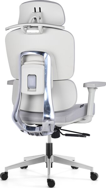 Mercury Ergonomická kancelářská židle DAKOTA GREY, šedé plasty