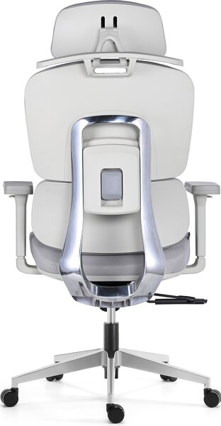 Mercury Ergonomická kancelářská židle DAKOTA GREY, šedé plasty