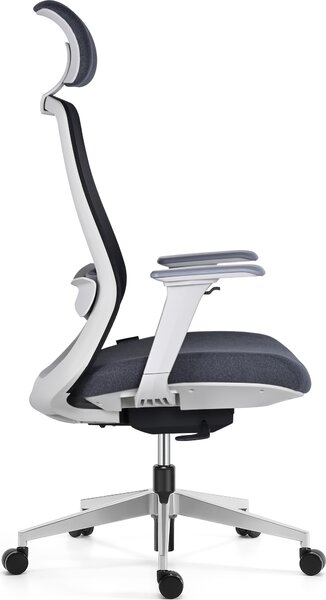 Mercury Ergonomická kancelářská židle DORA černá/šedá