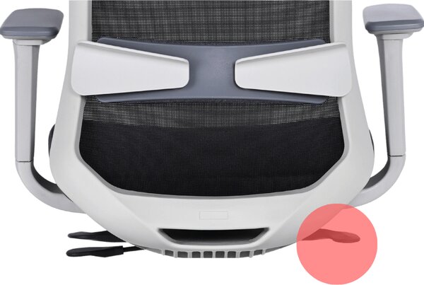 Mercury Ergonomická kancelářská židle DORA černá/šedá