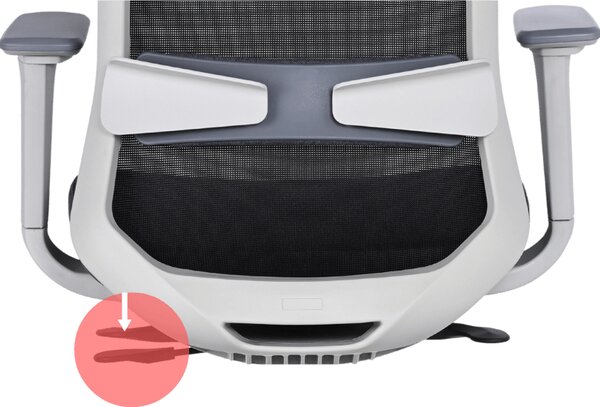 Mercury Ergonomická kancelářská židle DORA černá/šedá