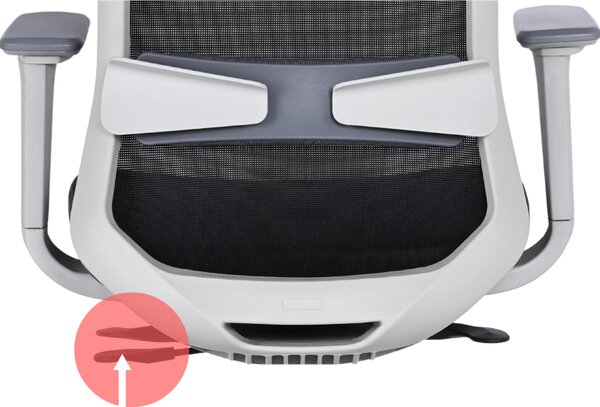 Mercury Ergonomická kancelářská židle DORA černá/šedá