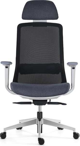 Mercury Ergonomická kancelářská židle DORA černá/šedá