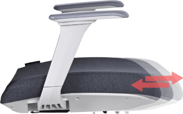Mercury Ergonomická kancelářská židle DORA černá/šedá