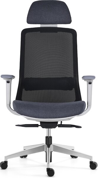 Mercury Ergonomická kancelářská židle DORA černá/šedá