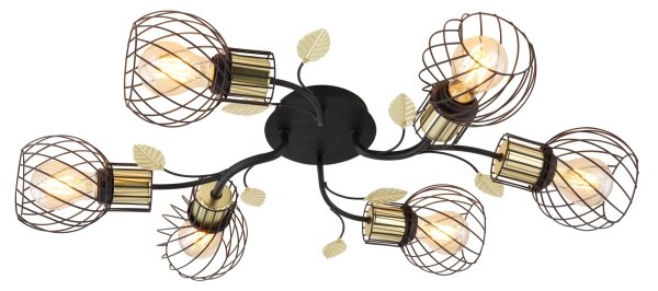 Globo 54113-6D - Přisazený lustr LALLY 6xE27/40W/230V