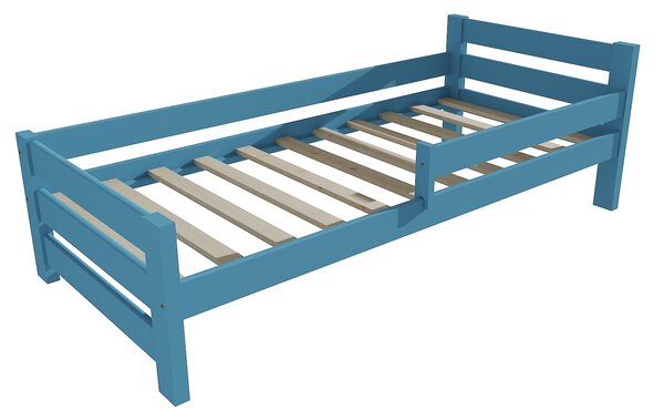 Vomaks Dětská postel se zábranou VMK012D KIDS Rozměr: 80 x 170 cm, Barva: barva modrá