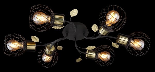 Globo 54113-6D - Přisazený lustr LALLY 6xE27/40W/230V