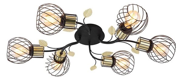 Globo 54113-6D - Přisazený lustr LALLY 6xE27/40W/230V
