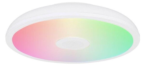 Globo - LED RGB Koupelnové svítidlo s reproduktorem RAFFY LED/18W/230V IP44 + DO