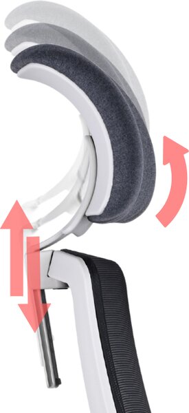 Mercury Ergonomická kancelářská židle COLORADO černá/šedá