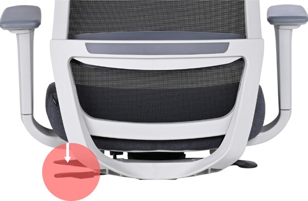 Mercury Ergonomická kancelářská židle COLORADO černá/šedá