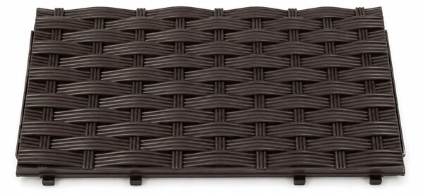 Aga Zahradní truhlík s treláží 120x40x135 cm Hnědý