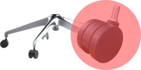 Mercury Ergonomická kancelářská židle WISDOM, šedý plast, modrá látka